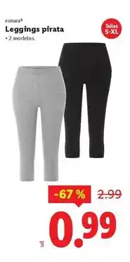 Ocine Esmara - leggings pirata oferta