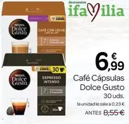 Supermercados El Jamón Nescafé - cafe capsulas dolce gusto oferta
