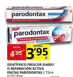 Supermercados MAS Parodontax - dentífrico frescor diario o reparacion activa encias oferta