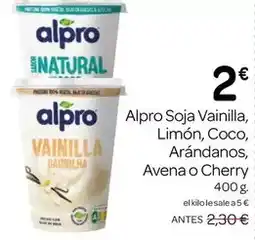 Supermercados El Jamón Alpro - soja vainilla oferta