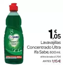Supermercados El Jamón Sabe - lavavajillas concentrado ultra oferta