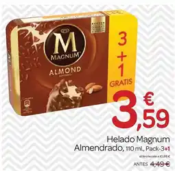 Supermercados El Jamón Magnum - helado almendrado oferta