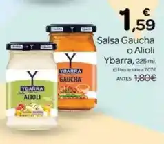 Supermercados El Jamón Ybarra - salsa gaucha o alioli oferta