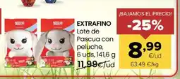 Autoservicios Familia EXTRAFINO Lote de Pascua con peluche oferta