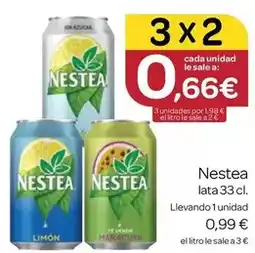 Supermercados El Jamón Nestea - lata oferta