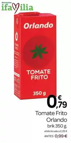 Supermercados El Jamón Orlando - tomate frito oferta