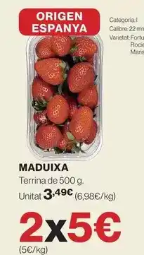 Hipercor Origen - terrina de 500 g oferta