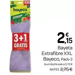 Supermercados El Jamón Bayeco - bayeta extrafibre xxl oferta