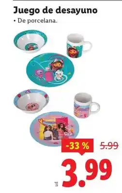 Ocine Juego de desayuno oferta