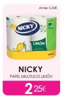 Muchas Perfumerías Nicky - papel multiusos limon oferta