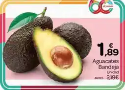 Supermercados El Jamón El jamón - aguacates bandeja oferta