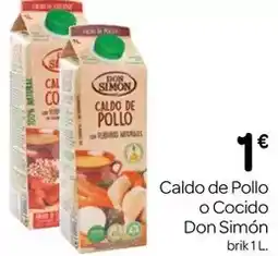 Supermercados El Jamón Don simón - caldo de pollo o cocido oferta