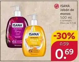 Rossmann Isana - jabón de manos oferta