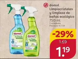 Rossmann Domol - limpiacristales y limpieza de baños ecológico oferta