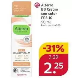 Rossmann Rossmann&lala - alterra bb cream con color fps 10 oferta