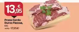 Supermercados El Jamón Duroc - presa cerdo duroc faccsa oferta