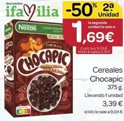 Supermercados El Jamón Nestlé - cereales chocapic oferta