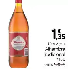 Supermercados El Jamón Alhambra - cerveza tradicional oferta