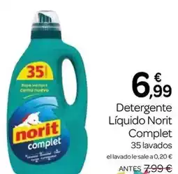 Supermercados El Jamón Norit - detergente líquido oferta