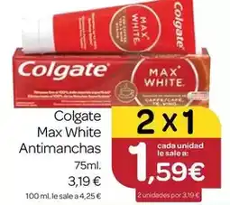 Supermercados El Jamón Colgate - max white antimanchas oferta