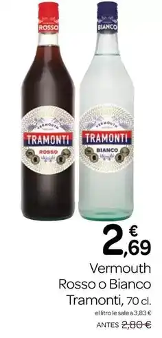 Supermercados El Jamón Tramontina - vermouth rosso o bianco oferta