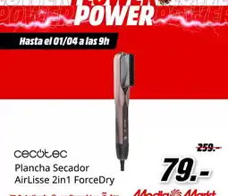 MediaMarkt Cecotec - plancha secador airlisse 2in 1 forcedry oferta
