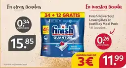 Rossmann Finish - powerball lavavajillas en pastillas maxi pack oferta