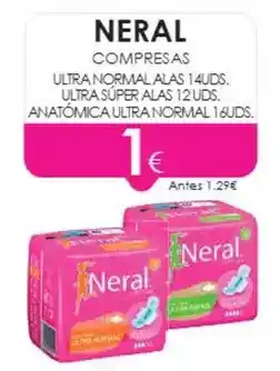 Muchas Perfumerías Neral - compresas oferta