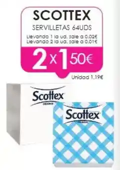 Muchas Perfumerías Scottex - servilletas oferta