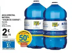 E.Leclerc SOLÁN DE CABRAS Agua mineral natural oferta