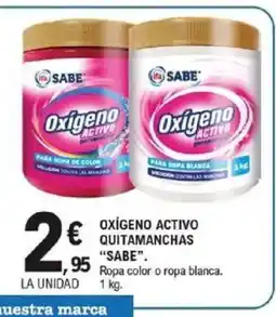 E.Leclerc SABE Oxigeno activo quitamanchas oferta