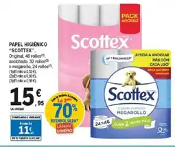 E.Leclerc SCOTTEX Papel higiénico oferta