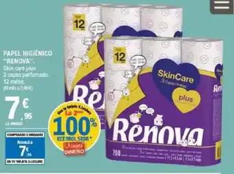 E.Leclerc RENOVA Papel higiénico oferta