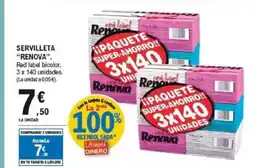 E.Leclerc RENOVA Servilleta oferta