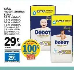 E.Leclerc DODOT SENSITIVE EXTRA Pañal oferta