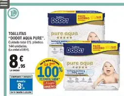 E.Leclerc DODOT AQUA PURE Toallitas oferta