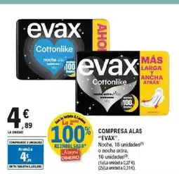 E.Leclerc EVAX Compresa alas oferta