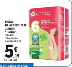 E.Leclerc UNNIA Pañal de aprendizaje junior oferta