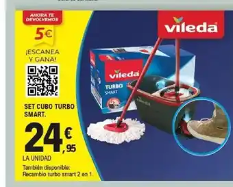 E.Leclerc VILEDA Set cubo turbo smart oferta