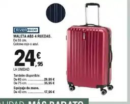 E.Leclerc RIVER SIDE Maleta abs 4 ruedas oferta