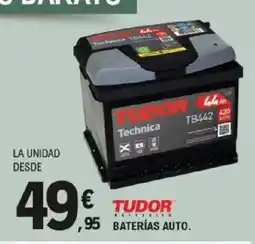 E.Leclerc TUDOR Baterías auto oferta