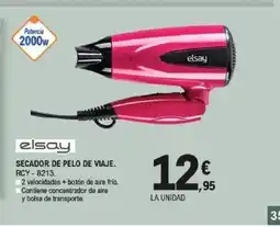 E.Leclerc ELSAY Secador de pelo de viaje oferta