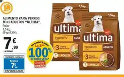 E.Leclerc ULTIMA Alimento para perros mini adulto oferta