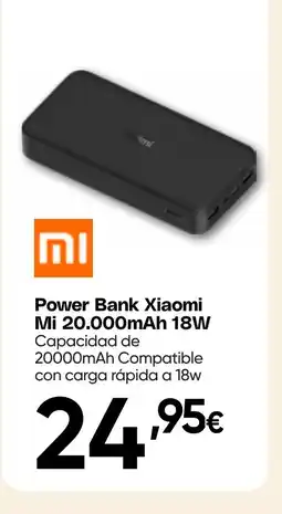 Hiper FROIZ Power Bank Xiaomi Mi 20.000mAh 18W oferta