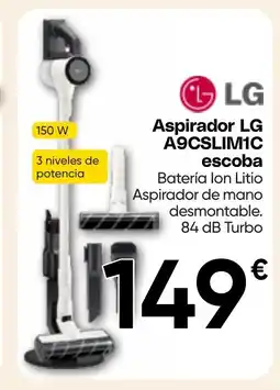 Hiper FROIZ LG Aspirador A9CSLIM1C escoba oferta