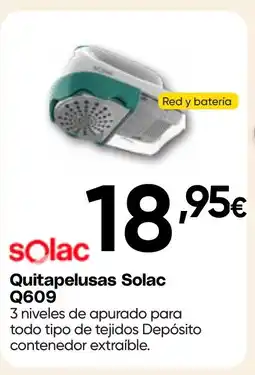 Hiper FROIZ SOLAC Quitapelusas Q609 oferta