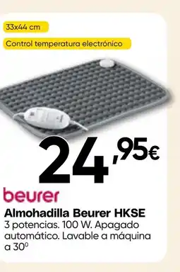 Hiper FROIZ BEURER Almohadilla HKSE oferta