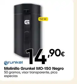 Hiper FROIZ GRUNKEL Molinillo MO-150 Negro oferta