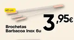 Hiper FROIZ Brochetas Barbacoa Inox 6u oferta