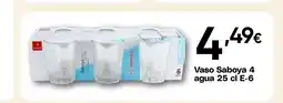 Hiper FROIZ Vaso Saboya 4 agua oferta